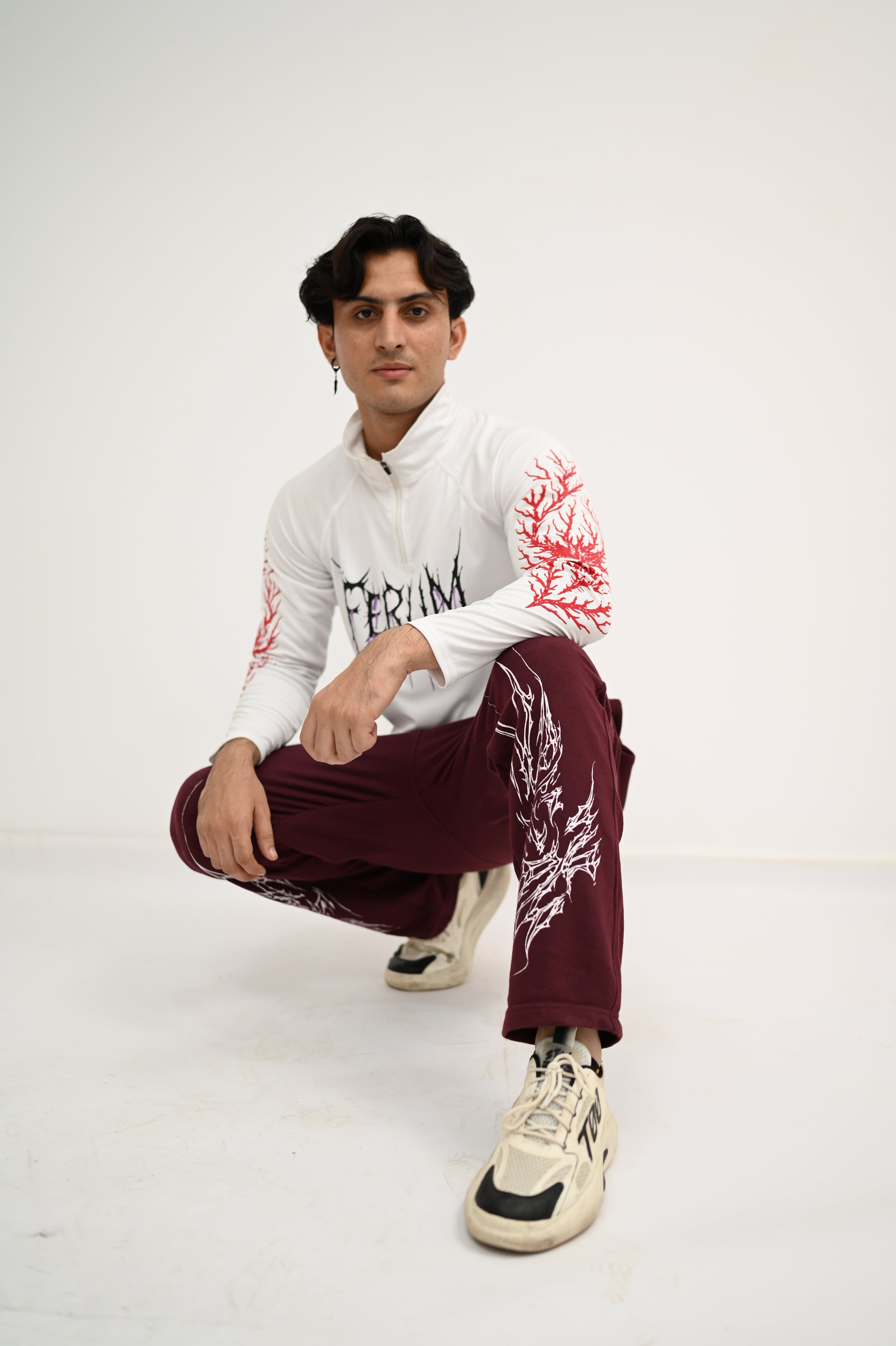 Maroon Depth Trouser