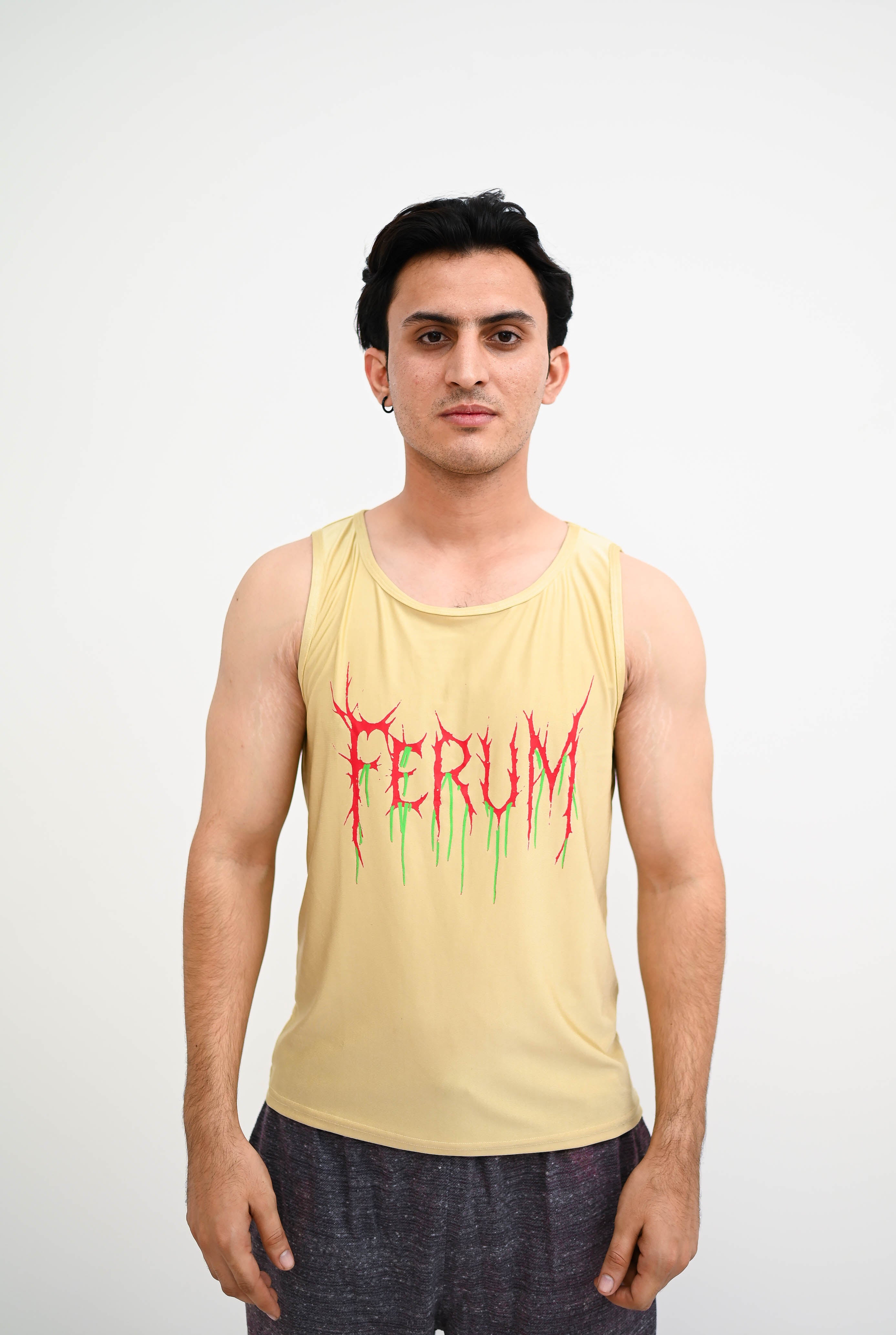 Sandstone Beige Tank Top